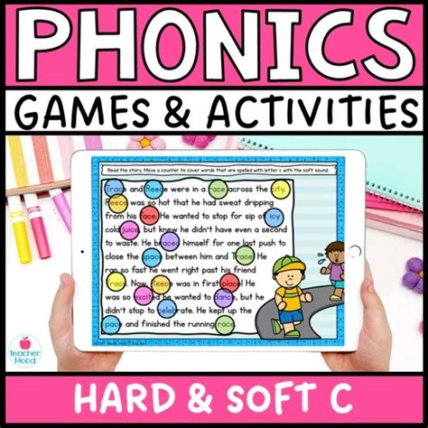 Phonics Games Hard And Soft C Literacy Centers For 1st Grade Phonics Made By Teachers