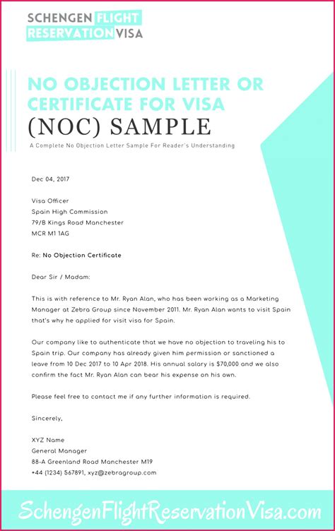 Noc Letter Format In Word File Template Resume Gambaran