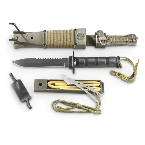 10 12 Fixed Blade Survival Knife 293697 Tactical Knives At