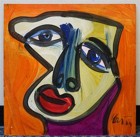 Sold Price Peter Keil Americangerman B 1942 Picasso Face Oil On