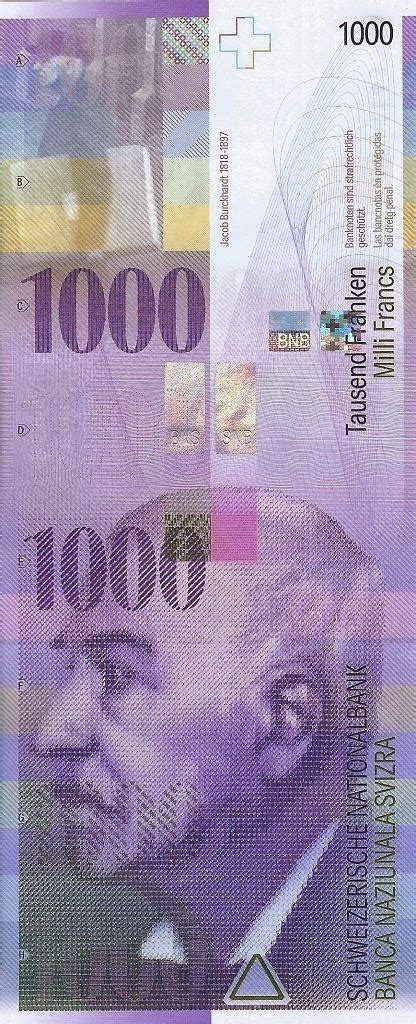 1000 Swiss Francsworld Banknotes And Coins Pictures Old Money Foreign