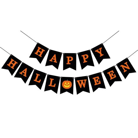 Happy Halloween Printable Banner Its Simple To Make And Still Looks