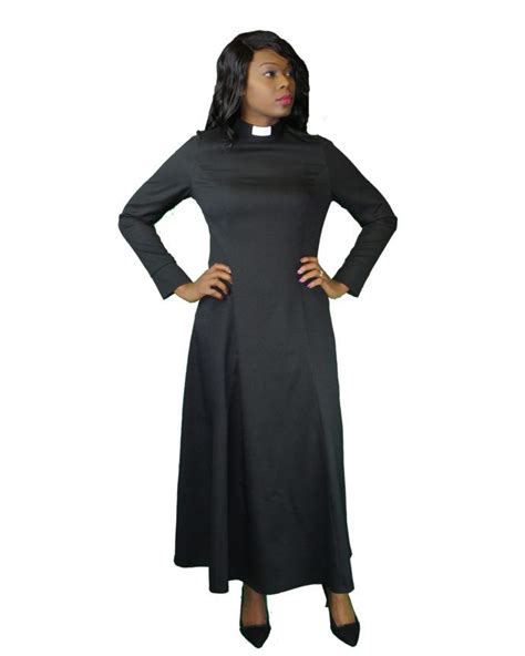 ladies cassock robes style full length clergy dress in black dresses tea dress clergy women