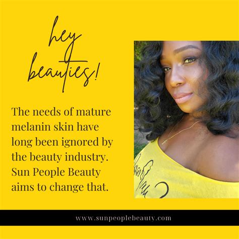 I Created Sun People Beauty Because I Saw A Need For Skincare Products For Mature Melanin Skin