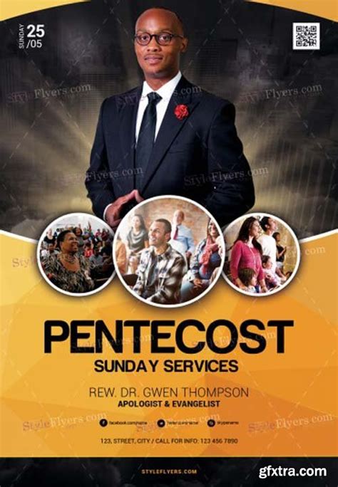 Pentecost Church V5 2018 Psd Flyer Template Gfxtra