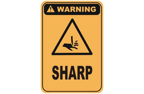 Sharp W3086 National Safety Signs