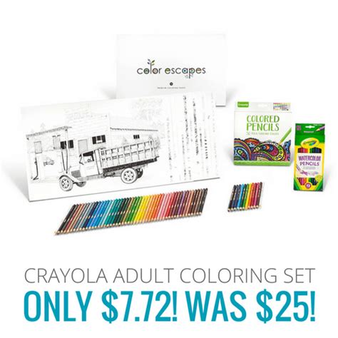 I just received my coloring bliss coloring book with water color paper. Crayola Color Escapes Adult Coloring Pages & Pencil Kit ...