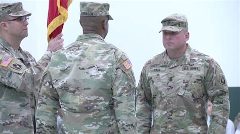 Change Of Command Ceremony Command Sgt Maj Pask Youtube