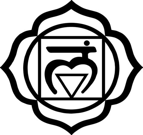 Chakra is a sanskrit word and translates as 'wheel' or 'vortex' and refers to the energy hotspots in the body. Muladhara 1 Chakra symbol, or root chakra is symbolized by ...