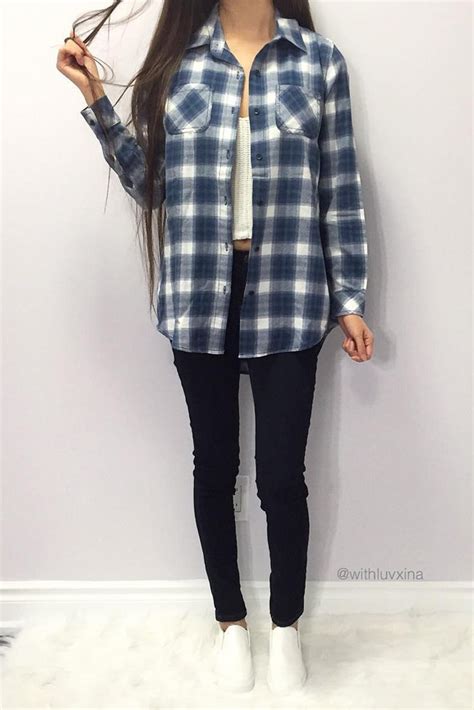 16 Best Flannel Outfits 2023 Cute Ways To Wear Plaid Shirts Ph