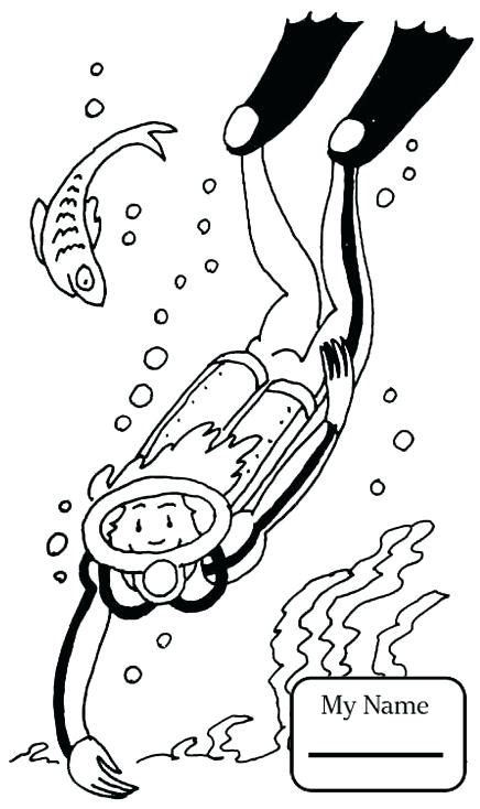 Scuba Coloring Page at GetColorings.com | Free printable colorings
