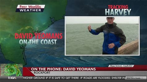 David Yeomans Reports For The First Time After Hurricane Harvey Strikes Rockport Texas YouTube