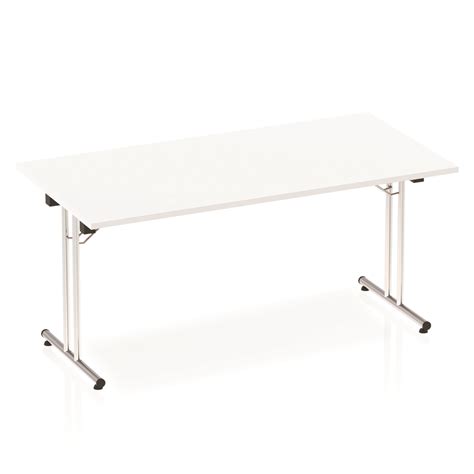 Impulse 1200 Folding Rectangular Table Grey Oak Furniture And