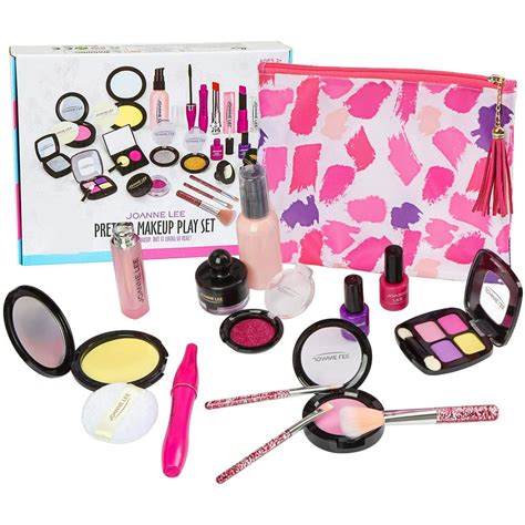 Pretend Makeup For Kids Cosmetic Toys Kit For Girls Toddlers Makeup