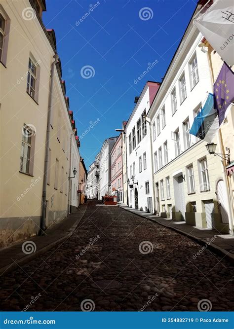 Tallinn Estonia Streets Downtown Highlights Architecture And Facades