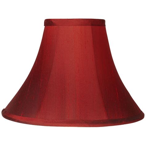Springcrest Deep Red Small Bell Lamp Shade 5 Top X 12 Bottom X 85