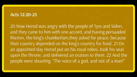 Acts 12 Part 3 Herods Deathword Of Gods Growthchurch Business By Jr B