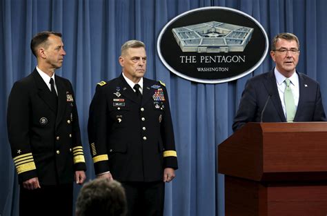 Pentagon Names Military Leaders Selected To Head Army Navy The