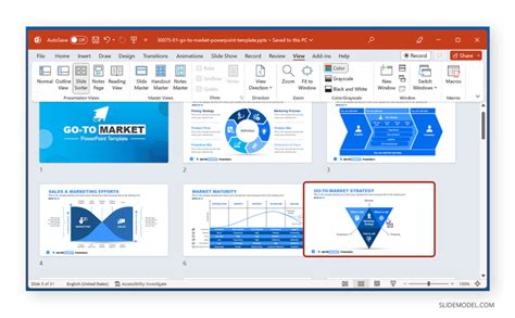 03drag And Drop To Organize Slides Powerpoint Slidemodel