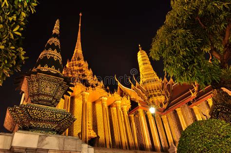 Wat Phra Kaew At Night Stock Image Image Of Exotic Historic 22423809