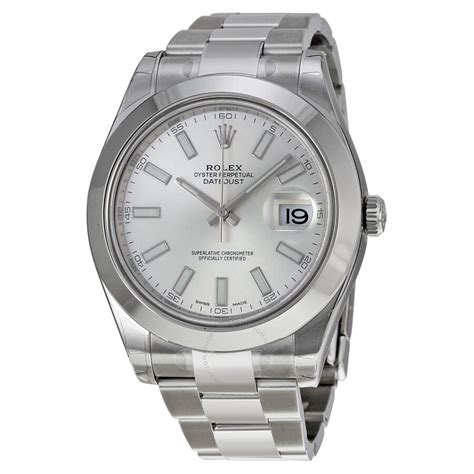Rolex Datejust Ii Silver Dial Stainless Steel Oyster Bracelet Automatic