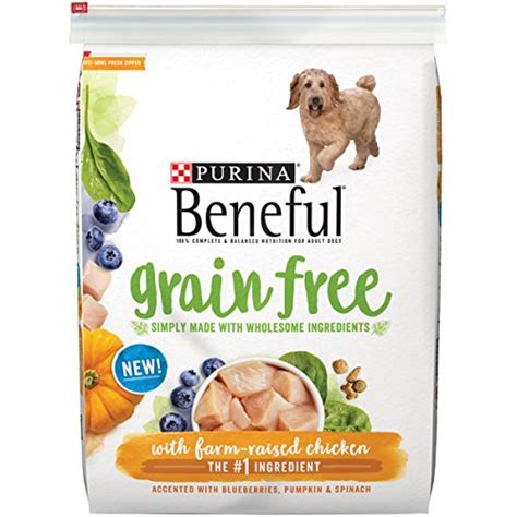 Dog food with grain without chicken. » Purina Beneful Grain Free With Real Farm-Raised Chicken ...