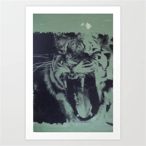 Tiger Art Print By Brandonneher Society6 Tiger Art Art Cat Puzzle