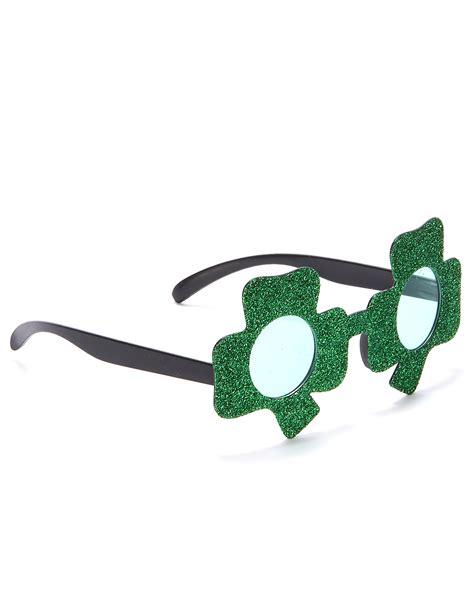 Gafas Brillantes Verdes Trébol San Patricio Adulto Accesoriosy