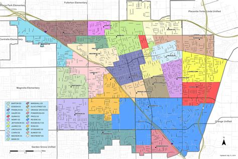 Map And Boundaries Anaheim Elementary School District