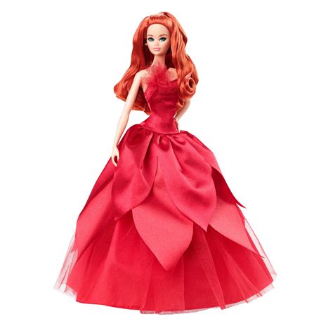 Barbie Signature Holiday Doll With Red Hair Collectible Series