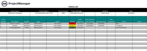 8 Free Excel Construction Templates Projectmanager