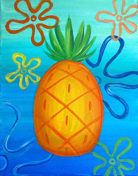 Bikini Bottom Painting Party With The Paint Sesh