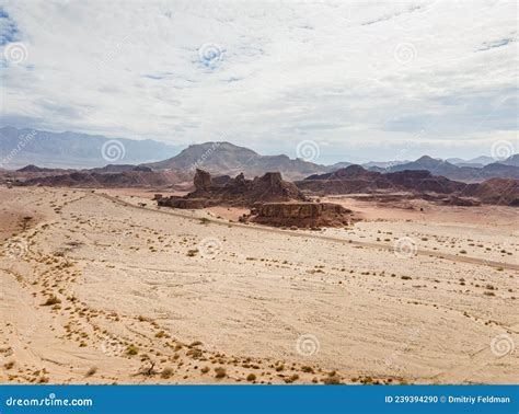 Fantastically Beautiful Landscape In Summer In Timna National Park Near