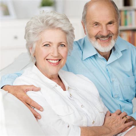 Romantic Elderly Couple Stock Image Image Of Loving