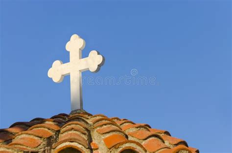 Cross On The Roof Of A Church Stock Photo Image Of Culture Savior