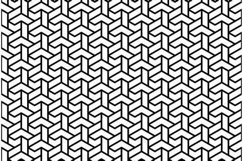 Seamless Vector Abstract Pattern With Black Lines Graphic Patterns ~ Creative Market