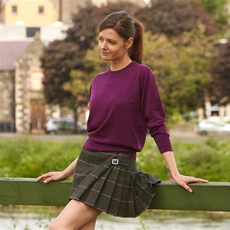 mini kilt in tweed più 500 tartans scotlandshop tweed fashion tartan fashion kilt outfits