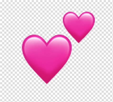 B S U T P C O Transparent Background Pink Heart Emoji Cho I N