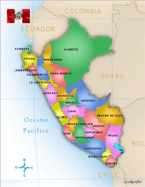 Límites En Mapa De Perú