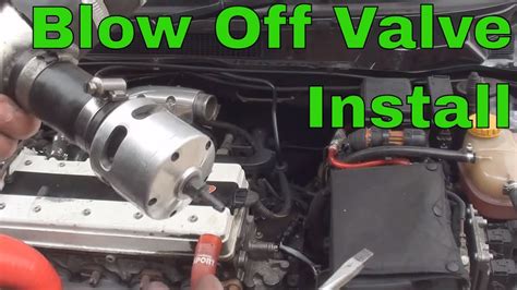 How To Install A Blow Off Dump Valve YouTube