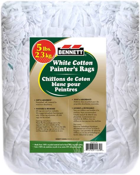 Bennett Cotton Cleaning Rags 5 Lb White Canadian Tire