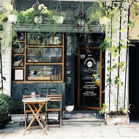 Vintage Coffee Shop Exterior Design