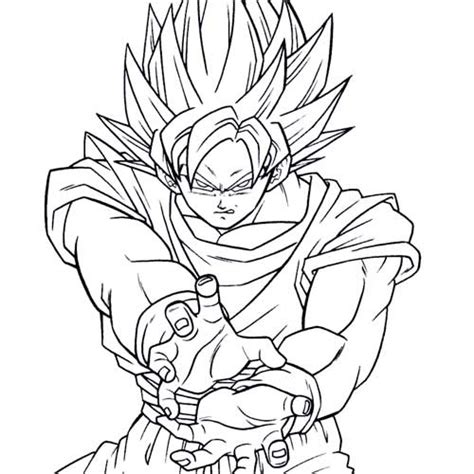 Goku Coloring Pages Coloring Pages To Print