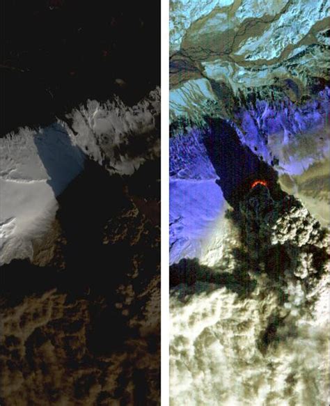 Space Images Nasa Satellite Eyes Iceland Volcano Cauldron