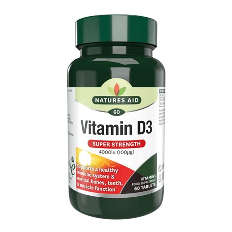 Vitamin D3 4000iu Vitamins And Supplements From Natures Aid Uk
