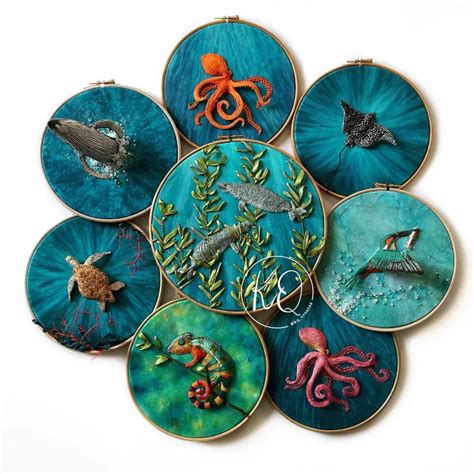 10 Textile Artists Inspired By The Ocean School Of Stitched Textiles
