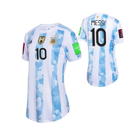 Argentina Lionel Messi 2022 Qatar World Cup Jersey Home White Replica