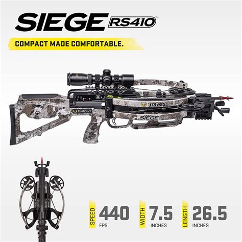 Tenpoint Siege Rs410 Crossbow 410 Fps Equipped With Rangemaster Pr