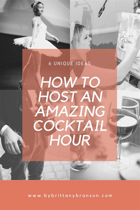 6 Unique Cocktail Hour Entertainment Ideas By Brittany Branson
