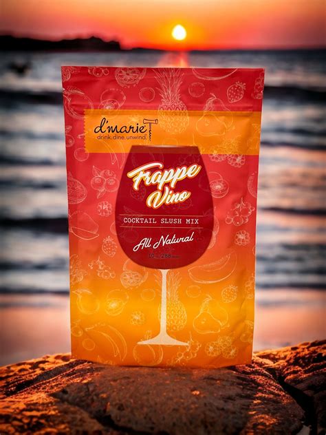 Original Frappé Vino Frozen Wine Slush Mix D Marie Inc